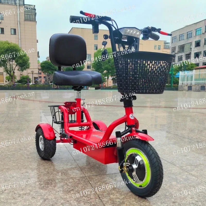 Folding Electric Tricycle – 3 - Wheel Portable Adult Electric Scooter - The Uplift Shop