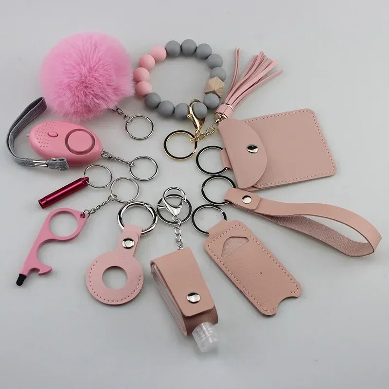 Self Defense Keychain for Women - Personal Safety Alarm with LED Light & Emergency Whistle | Protective Security Accessories - The Uplift Shop