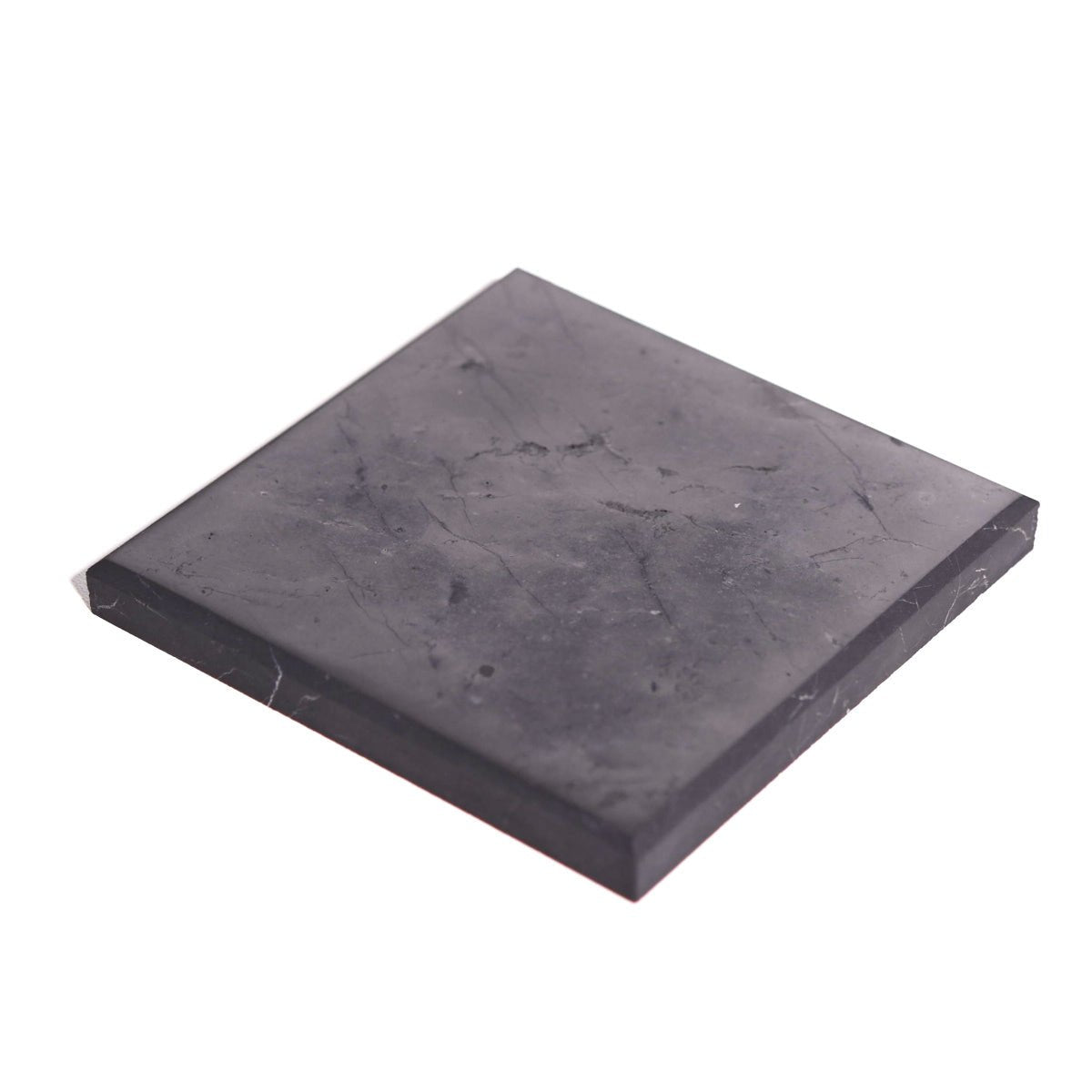 Shungite Square Plate 4 Inch - The Uplift Shop