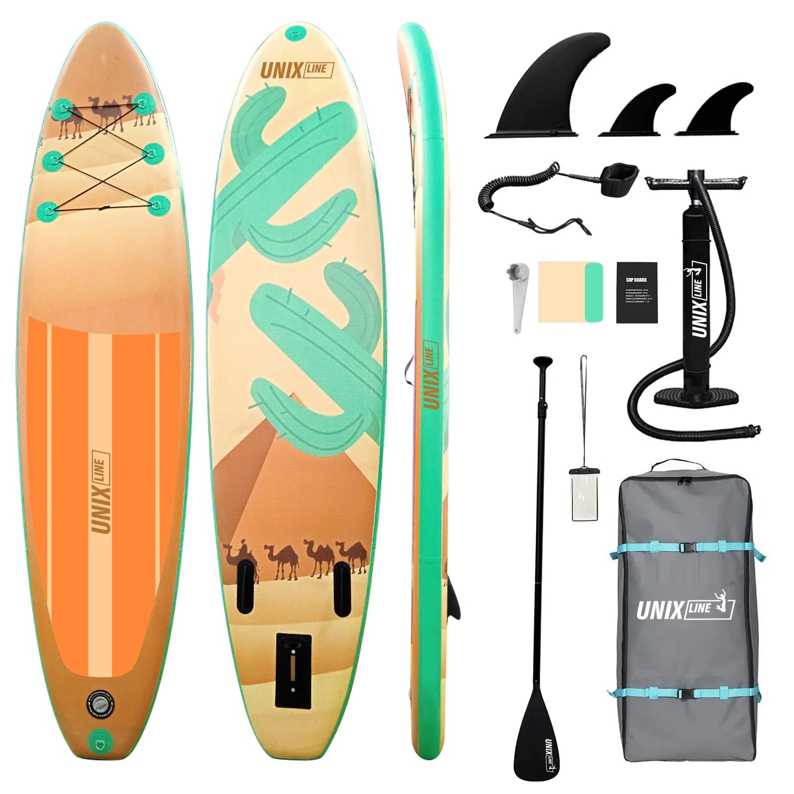 Premium Inflatable SUP Paddle Board – Double - Thick PVC Surfboard with Full Kit - The Uplift Shop