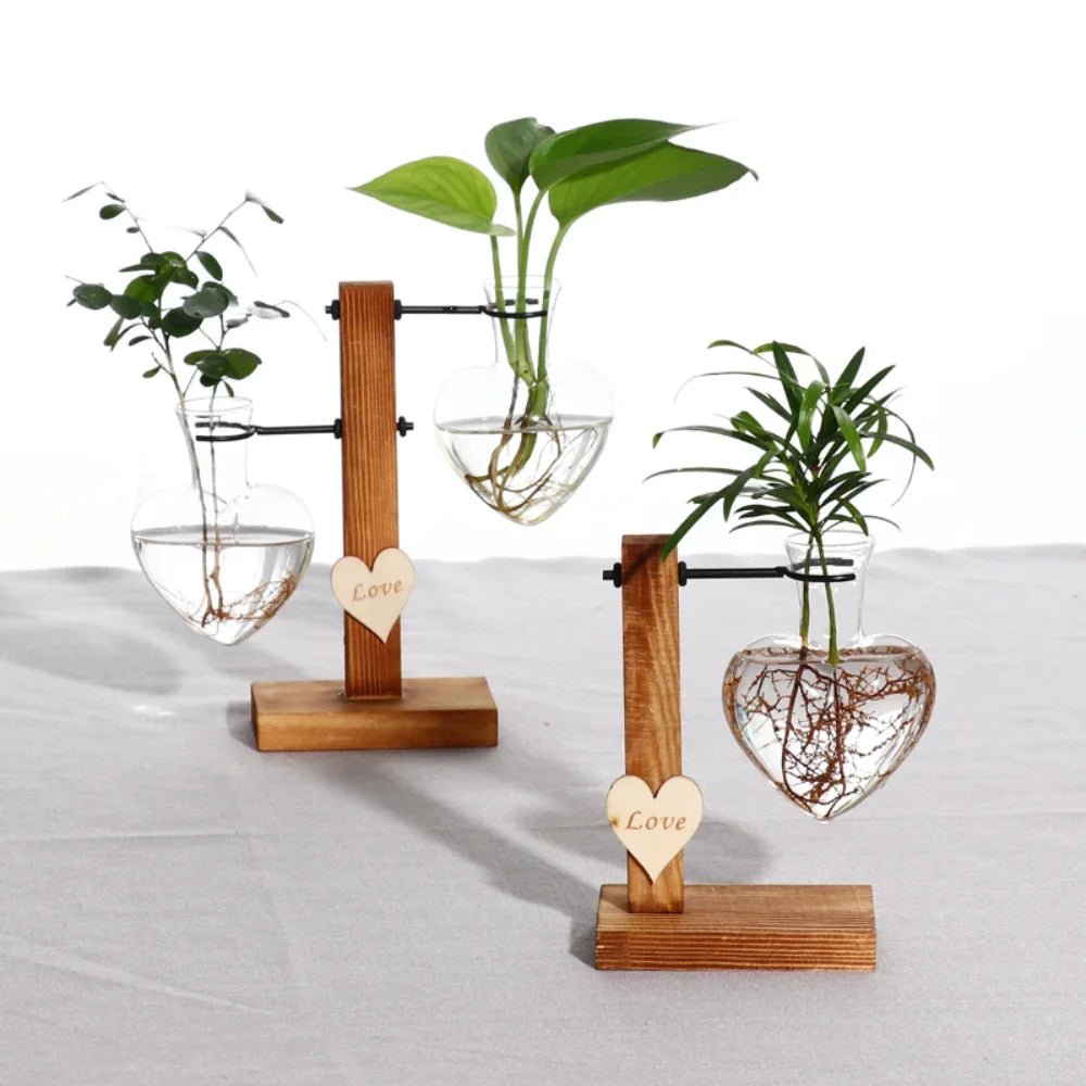 Vintage Glass Bulb Propagation Vase – Desktop Plant Terrarium - The Uplift Shop