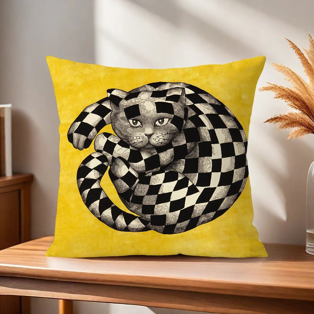 Modern Art Face Decorative Pillow Cover – Sofa & Home Decor Cushion Case - The Uplift Shop