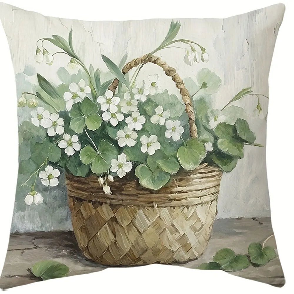 Spring Floral Cushion Cover – Sofa & Bedroom Decor - The Uplift Shop