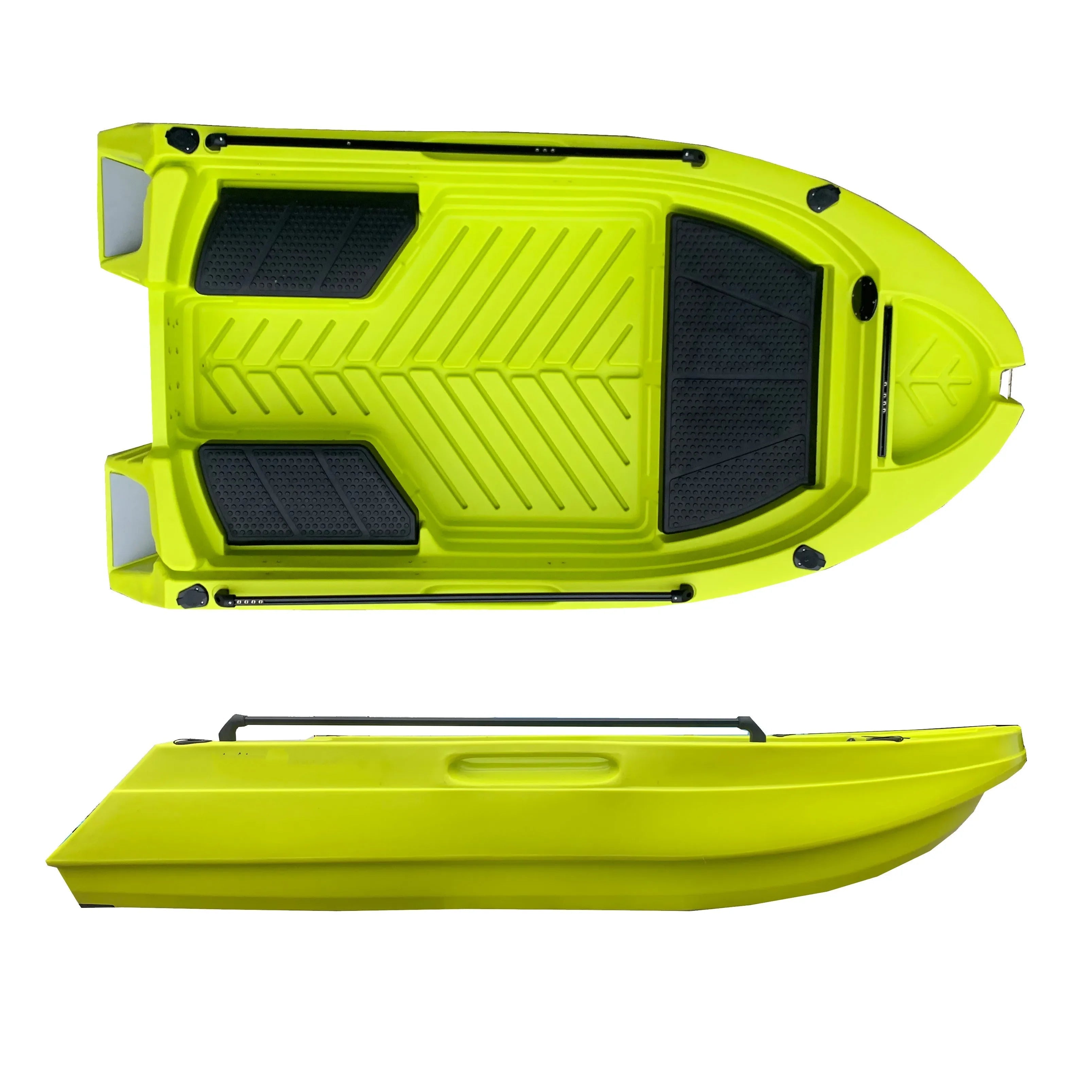 3m HDPE Fishing Kayak Skiff Boat – 4 - Person Anti - UV Hull with Live Fish Compartment - The Uplift Shop