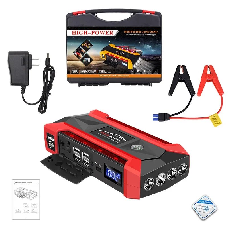 Portable Car Jump Starter & Power Bank – 30000mAh Emergency Battery Booster - The Uplift Shop