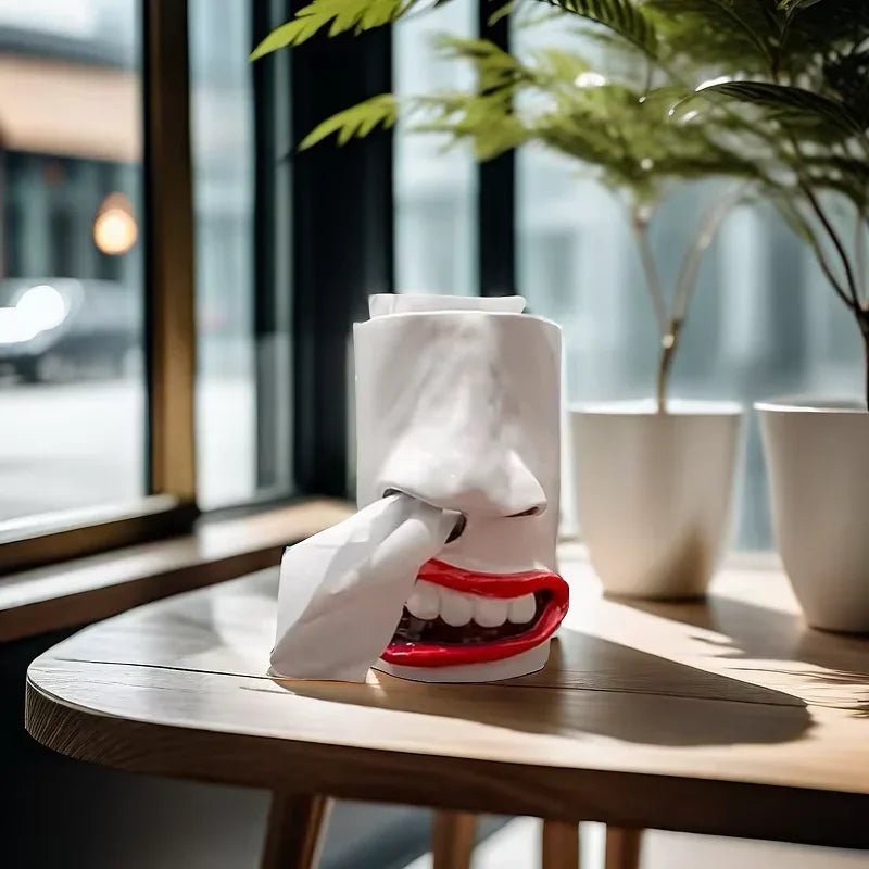 Resin Facial Napkin Dispenser & Vanity Storage Box - The Uplift Shop