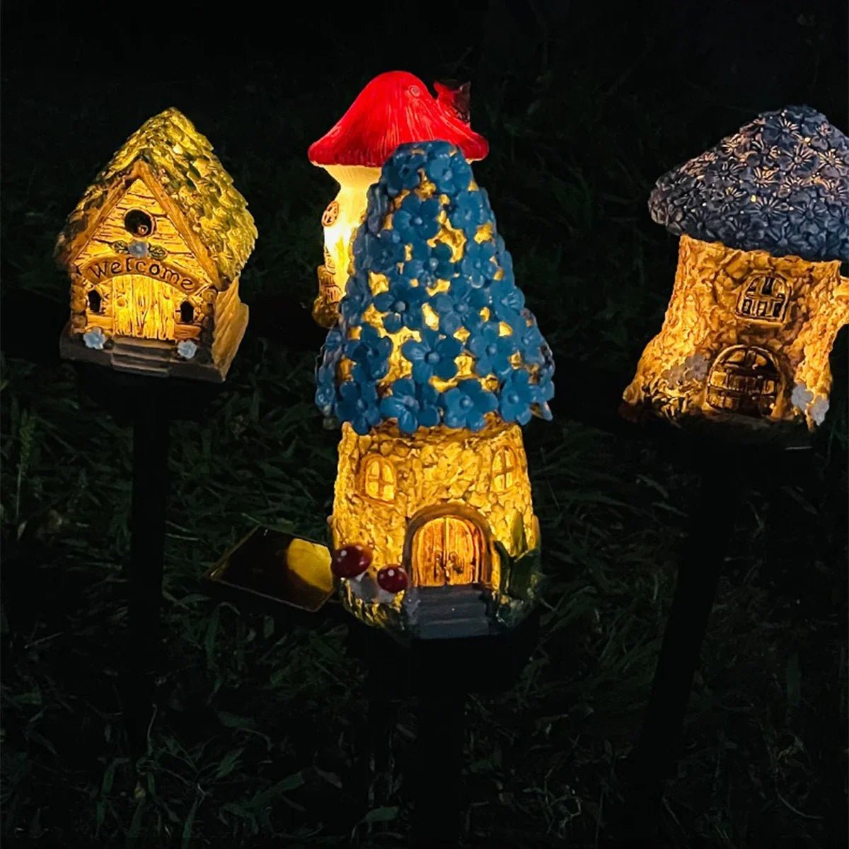 Solar Mushroom Garden Light – Waterproof LED Yard Decor - The Uplift Shop