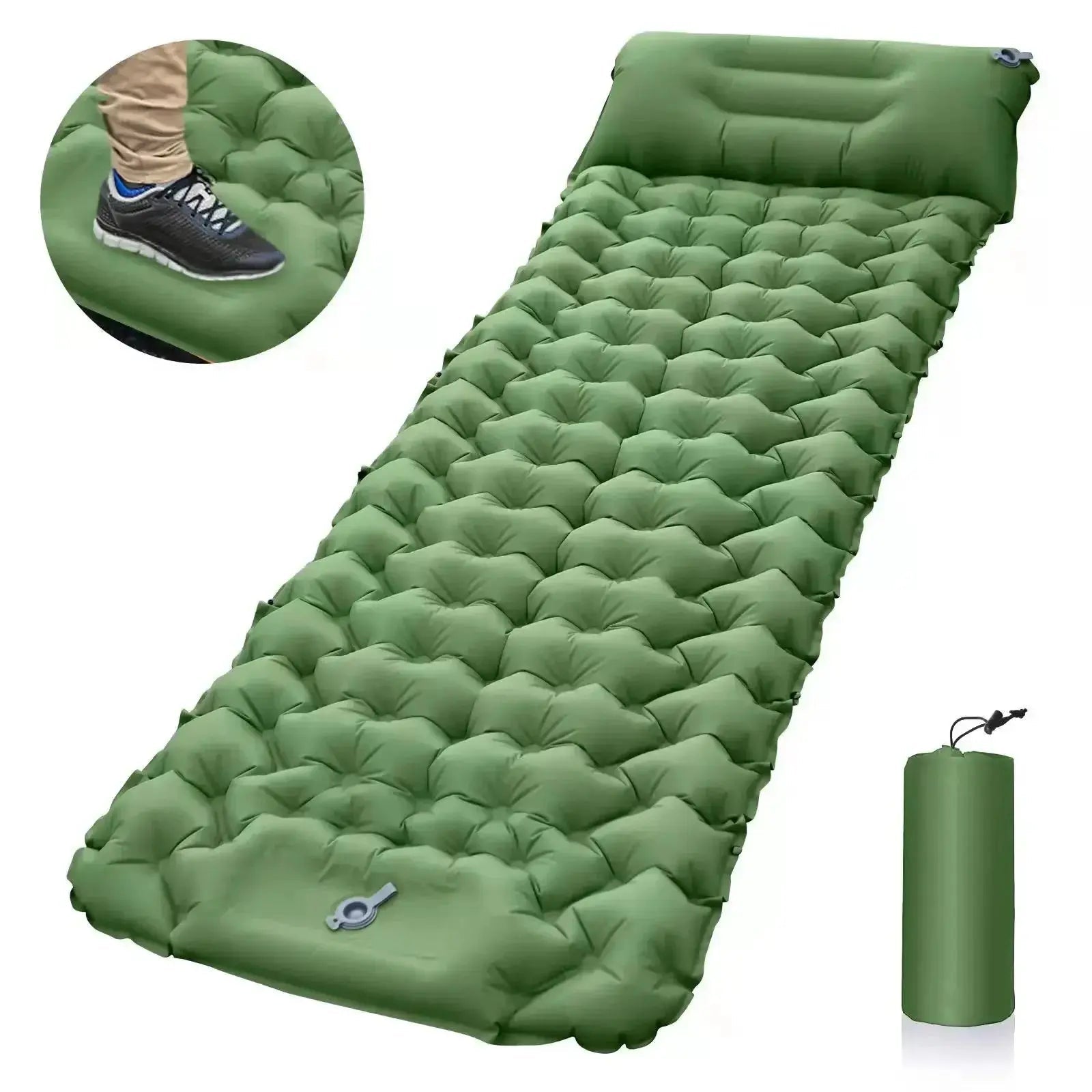 Sleeping Pad Camping Inflatable Mattress with Pillows - The Uplift Shop