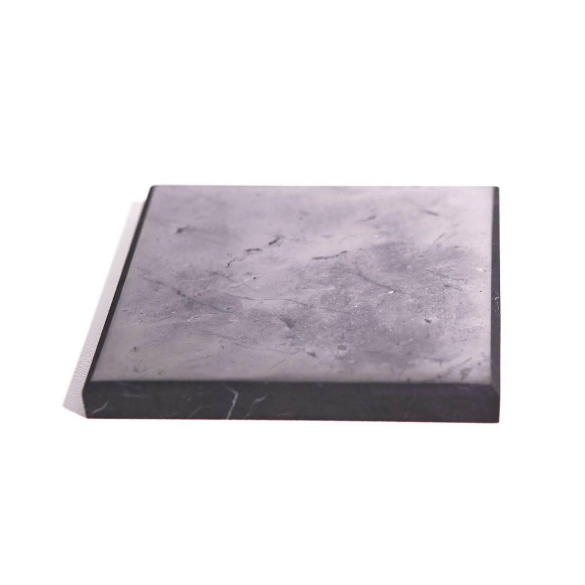Shungite Square Plate 4 Inch - The Uplift Shop
