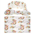 Elegant Colorful Baby Swaddle Wrap – Newborn Receiving Blanket & Headband Set - The Uplift Shop