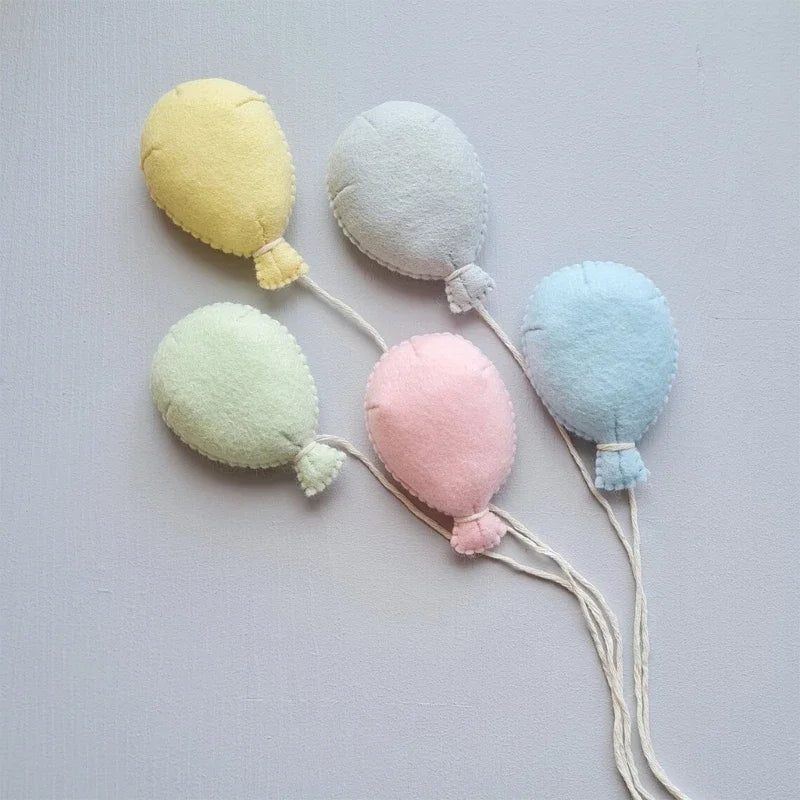 Felt Balloon & Cloud Baby Photo Backdrop Props - The Uplift Shop