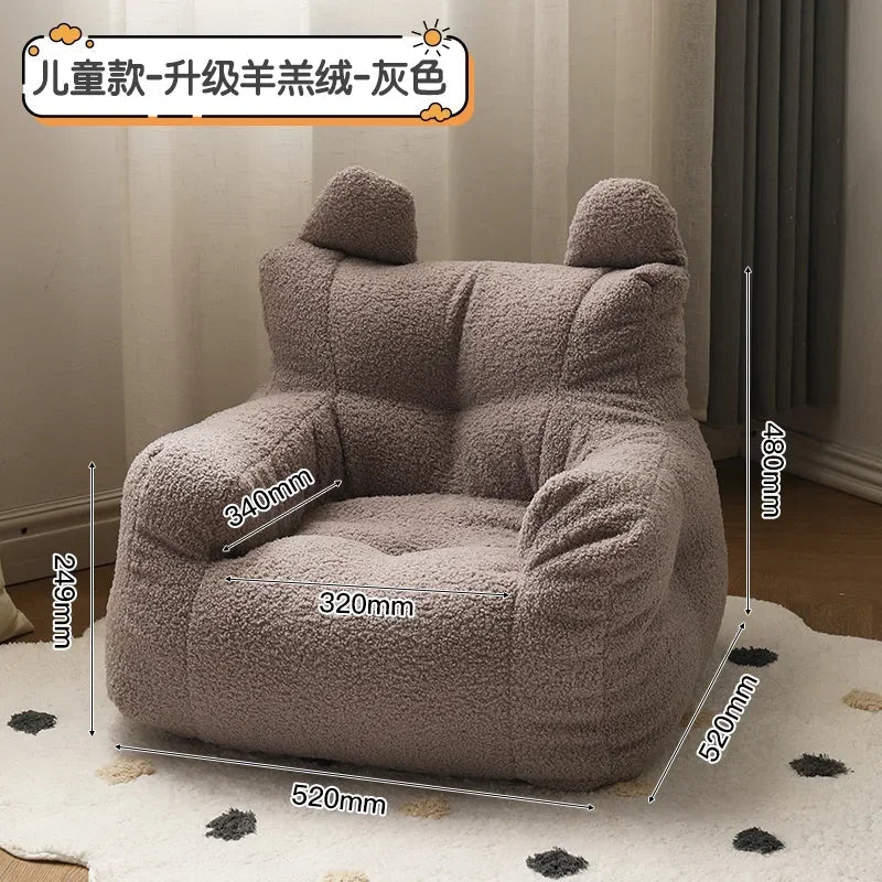 Soft Fleece Bean Bag Cover for Kids – Cozy Armchair Sofa Seat - The Uplift Shop