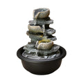 Tiered Meditation Waterfall Fountain with Scene Light - The Uplift Shop