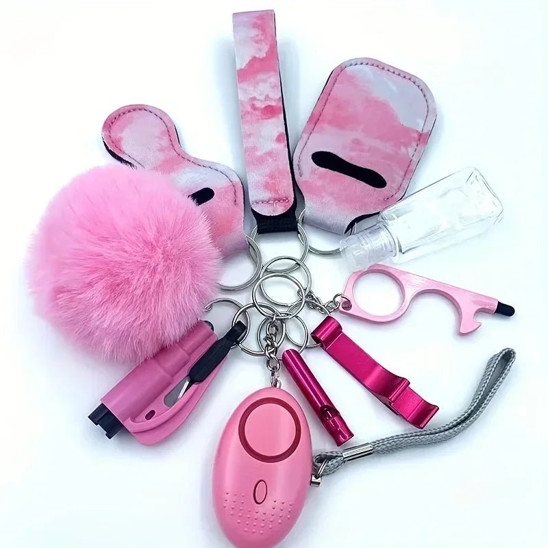 Self Defense Keychain for Women - Personal Safety Alarm with LED Light & Emergency Whistle | Protective Security Accessories - The Uplift Shop
