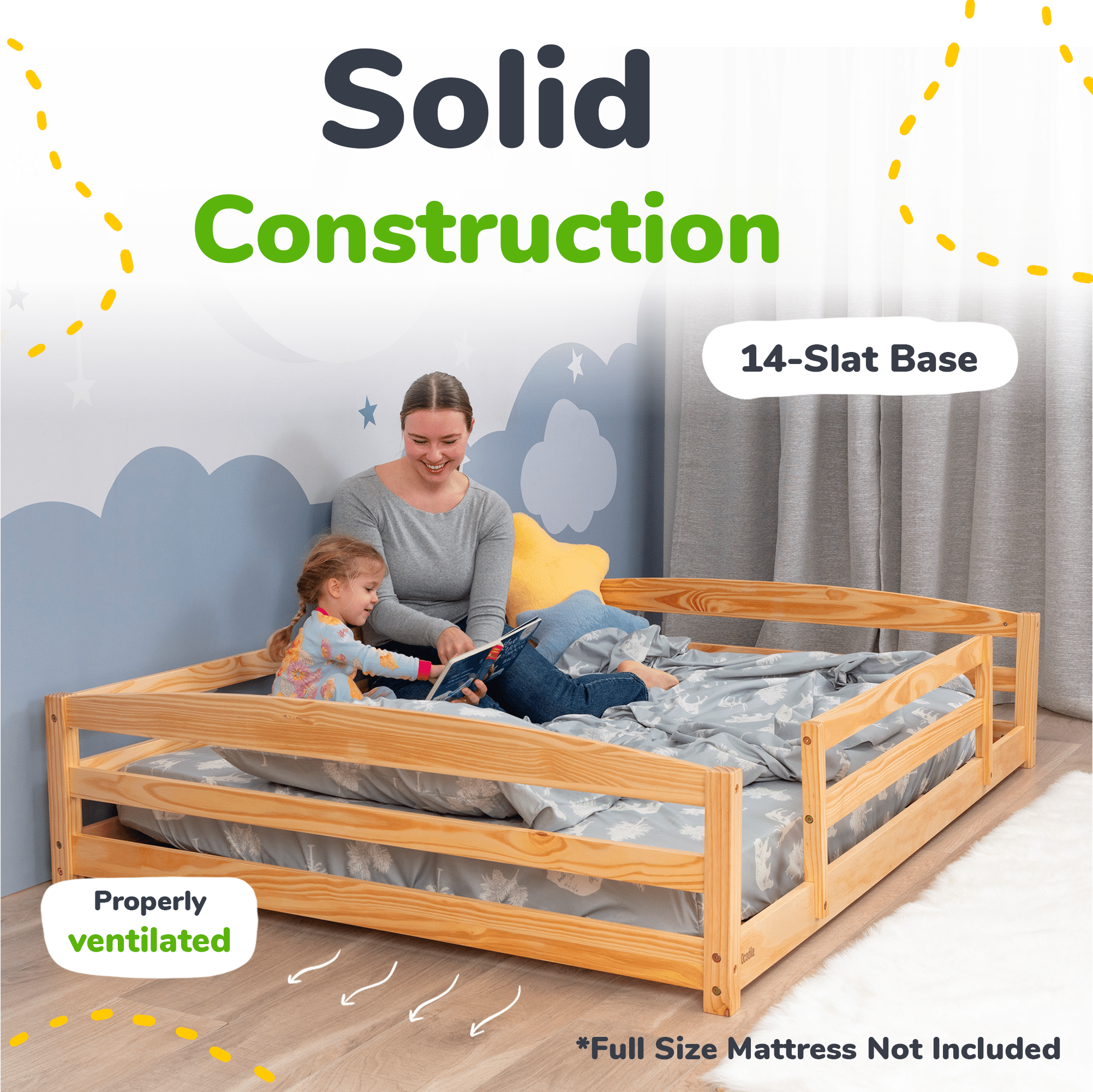 Floor Bed - Full Size - The Uplift Shop