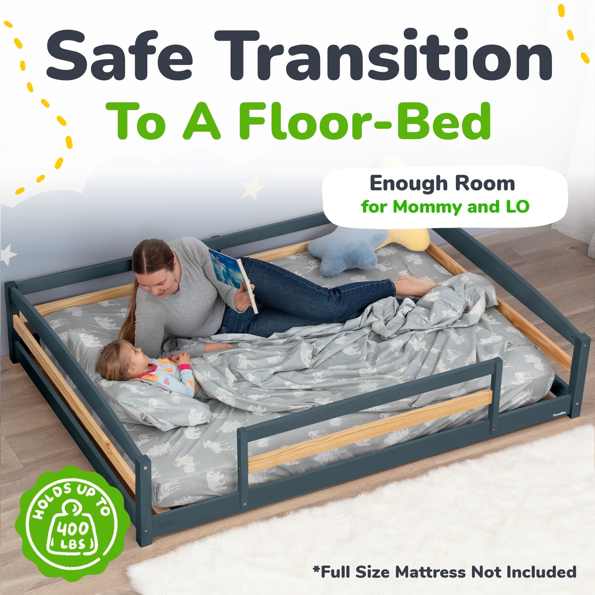 Floor Bed - Full Size - The Uplift Shop