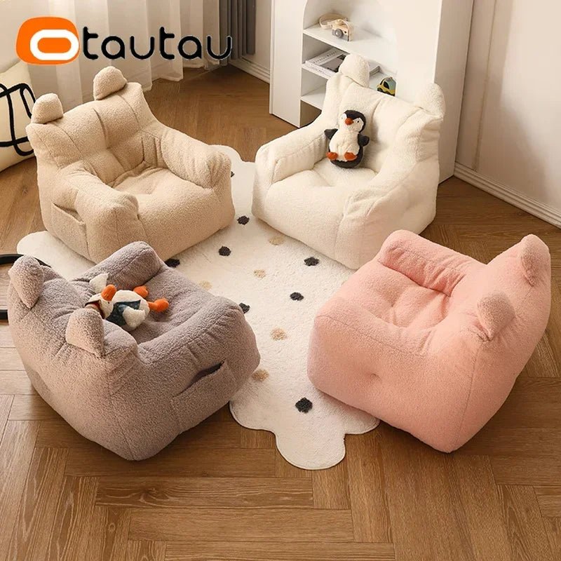 Soft Fleece Bean Bag Cover for Kids – Cozy Armchair Sofa Seat - The Uplift Shop