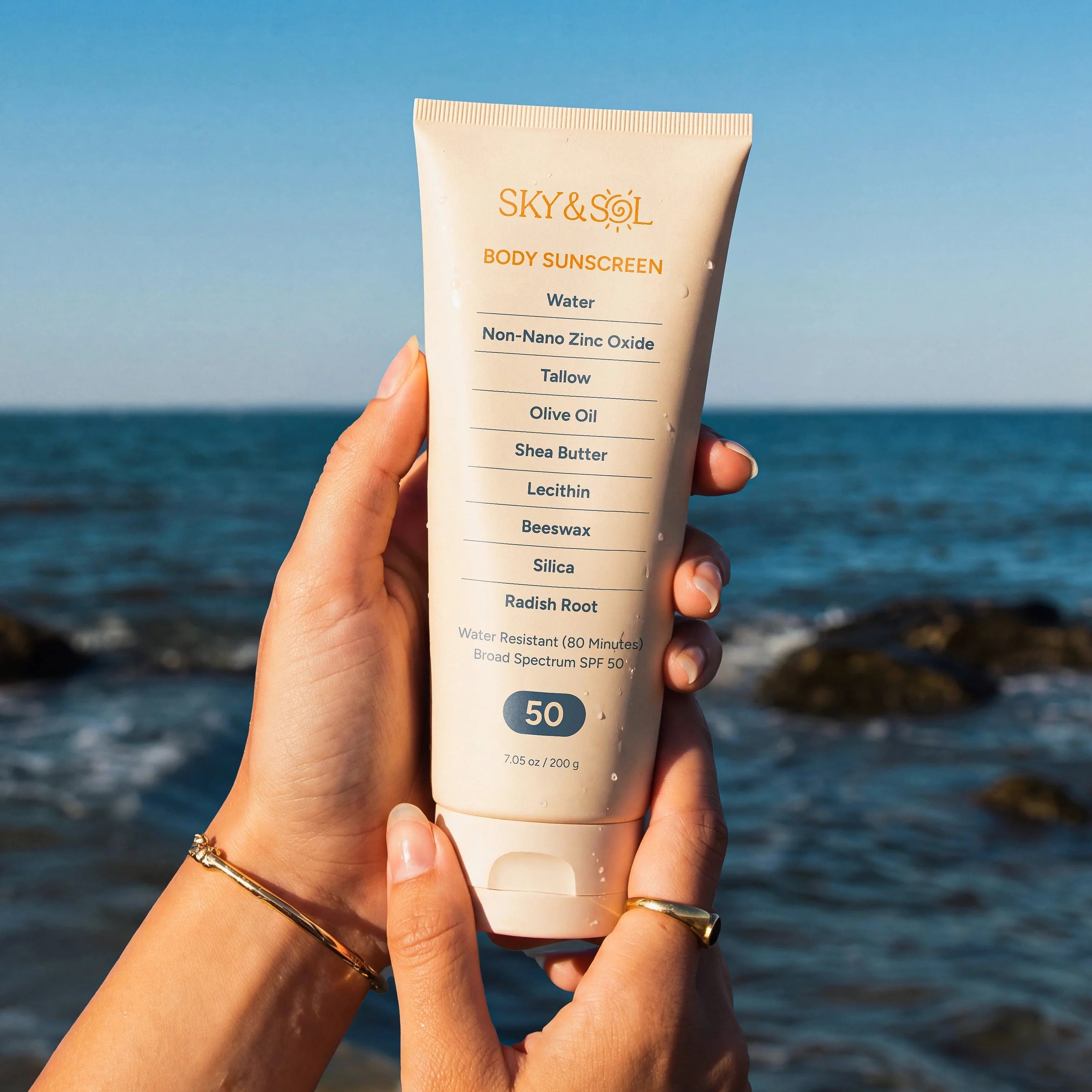XL Sky and Sol Body Sunscreen SPF 50 (7.05 oz) - The Uplift Shop